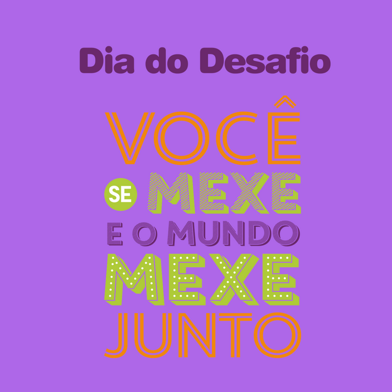 "DIA DO DESAFIO" ACONTECERÁ AMANHÃ